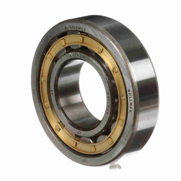 Rollway Bearing Cylindrical Bearing – Caged Roller - Straight Bore - Unsealed NU 311 EM C3